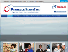 Tablet Screenshot of pinnacleweb.com